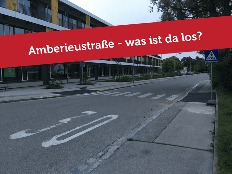 Umbau der Amberieustraße: Stand und nächste Schritte